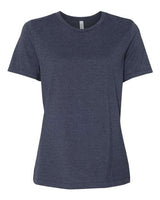 BELLA + CANVAS Women’s Relaxed Fit Heather CVC Tee - BELLA + CANVAS 6400CVC Heather Navy S Short Sleeve T-Shirts