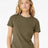 BELLA + CANVAS Women’s Relaxed Fit Heather CVC Tee - BELLA + CANVAS 6400CVC Heather Olive S Short Sleeve T-Shirts
