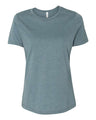 BELLA + CANVAS Women’s Relaxed Fit Heather CVC Tee - BELLA + CANVAS 6400CVC Heather Slate S Short Sleeve T-Shirts