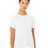 BELLA + CANVAS Women’s Relaxed Fit Heather CVC Tee - BELLA + CANVAS 6400CVC Solid White Blend S Short Sleeve T-Shirts