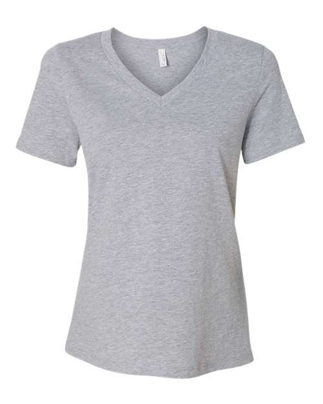 BELLA + CANVAS Women's Relaxed Heather CVC V - Neck Tee - BELLA + CANVAS 6405CVC Athletic Heather S Short Sleeve T-Shirts