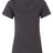 BELLA + CANVAS Women's Relaxed Heather CVC V - Neck Tee - BELLA + CANVAS 6405CVC Dark Grey Heather S Short Sleeve T-Shirts