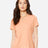 BELLA + CANVAS Women's Relaxed Heather CVC V - Neck Tee - BELLA + CANVAS 6405CVC Heather Peach S Short Sleeve T-Shirts
