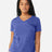 BELLA + CANVAS Women's Relaxed Heather CVC V - Neck Tee - BELLA + CANVAS 6405CVC Heather True Royal S Short Sleeve T-Shirts