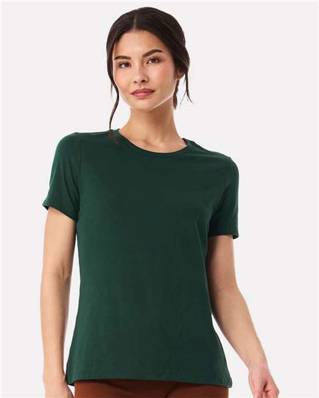 BELLA + CANVAS Women’s Relaxed Jersey Tee - BELLA + CANVAS 6400 Forest S Short Sleeve T-Shirts