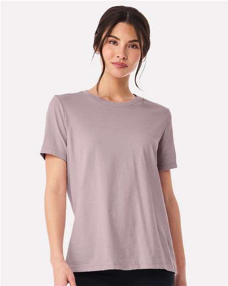 BELLA + CANVAS Women’s Relaxed Jersey Tee - BELLA + CANVAS 6400 Pink Gravel S Short Sleeve T-Shirts