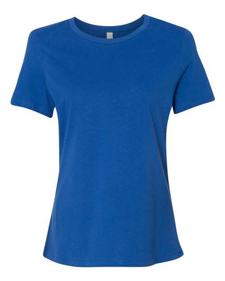 BELLA + CANVAS Women’s Relaxed Jersey Tee - BELLA + CANVAS 6400 True Royal S Short Sleeve T-Shirts