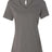 BELLA + CANVAS Women’s Relaxed Jersey V - Neck Tee - BELLA + CANVAS 6405 Asphalt S Short Sleeve T-Shirts
