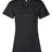 BELLA + CANVAS Women’s Relaxed Jersey V - Neck Tee - BELLA + CANVAS 6405 Black S Short Sleeve T-Shirts
