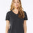 BELLA + CANVAS Women’s Relaxed Jersey V - Neck Tee - BELLA + CANVAS 6405 Dark Grey S Short Sleeve T-Shirts