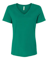 BELLA + CANVAS Women’s Relaxed Jersey V - Neck Tee - BELLA + CANVAS 6405 Kelly S Short Sleeve T-Shirts