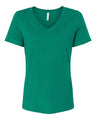 BELLA + CANVAS Women’s Relaxed Jersey V - Neck Tee - BELLA + CANVAS 6405 Kelly S Short Sleeve T-Shirts