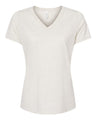 BELLA + CANVAS Women's Relaxed Triblend V - Neck Tee - BELLA + CANVAS 6415 Oatmeal Triblend S Short Sleeve T-Shirts