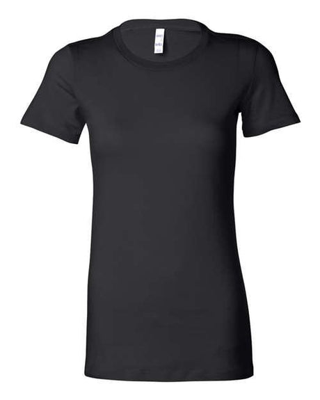 BELLA + CANVAS Women's Slim Fit Tee - BELLA + CANVAS 6004 Black S Short Sleeve T-Shirts