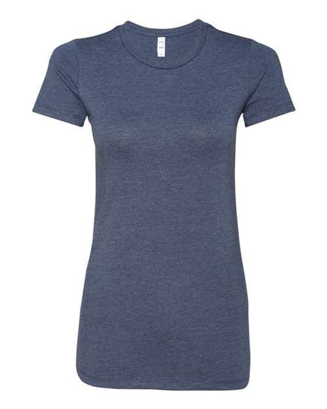BELLA + CANVAS Women's Slim Fit Tee - BELLA + CANVAS 6004 Heather Navy S Short Sleeve T-Shirts