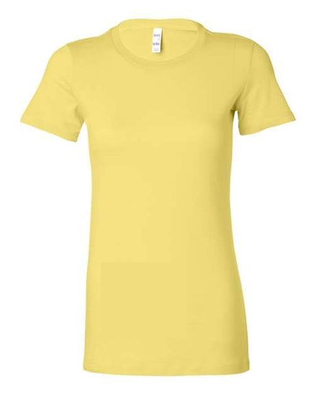 BELLA + CANVAS Women's Slim Fit Tee - BELLA + CANVAS 6004 Yellow S Short Sleeve T-Shirts