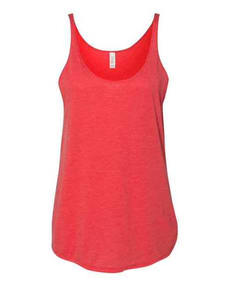 BELLA + CANVAS Women's Slouchy Tank - BELLA + CANVAS 8838 Red Triblend S