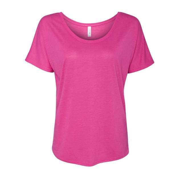 BELLA + CANVAS Women’s Slouchy Tee - BELLA + CANVAS 8816 Black S Short Sleeve T-Shirts