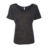 BELLA + CANVAS Women’s Slouchy Tee - BELLA + CANVAS 8816 Black S Short Sleeve T-Shirts