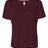 BELLA + CANVAS Women’s Slouchy V - Neck Tee - BELLA + CANVAS 8815 Maroon S Women's V - Neck T-Shirts