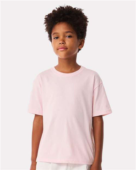 BELLA + CANVAS Youth 6oz. Heavyweight Tee - BELLA + CANVAS 3010Y Soft Pink S Short Sleeve T-Shirts