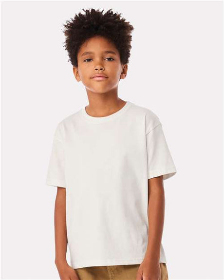 BELLA + CANVAS Youth 6oz. Heavyweight Tee - BELLA + CANVAS 3010Y Vintage White S Short Sleeve T-Shirts
