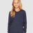 BELLA + CANVAS Youth Heather CVC Long Sleeve Tee - BELLA + CANVAS 3501YCVC Heather Navy S Long Sleeve T-Shirts