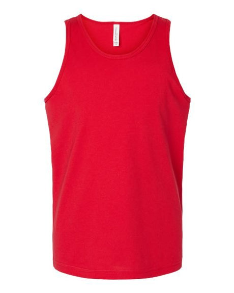 BELLA + CANVAS Youth Jersey Tank - BELLA + CANVAS 3480Y Red S