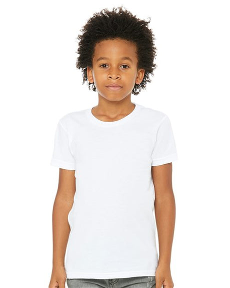 BELLA + CANVAS Youth Jersey Tee - BELLA + CANVAS 3001Y Ash S Short Sleeve T-Shirts