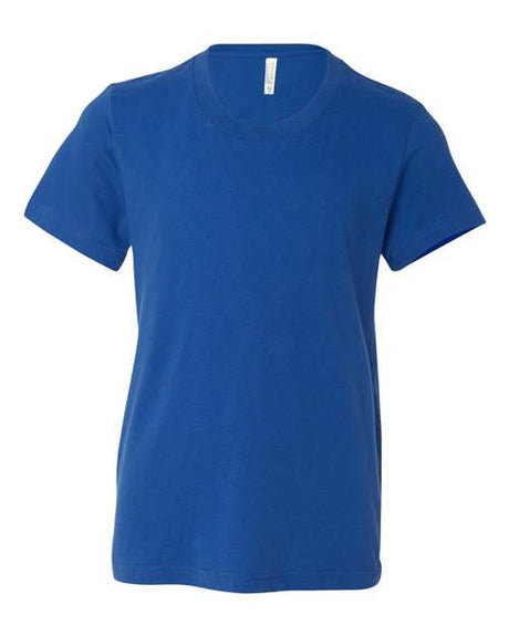 BELLA + CANVAS Youth Jersey Tee - BELLA + CANVAS 3001Y True Royal S Short Sleeve T-Shirts