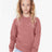 BELLA + CANVAS Youth Sponge Fleece Crewneck Sweatshirt - BELLA + CANVAS 3901Y Mauve S Crewneck Sweatshirts
