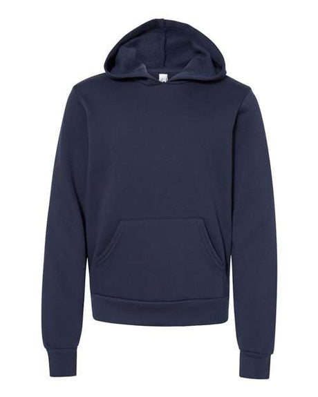 BELLA + CANVAS Youth Sponge Fleece Hoodie Sweatshirt - BELLA + CANVAS 3719Y Navy S Sweatshirts