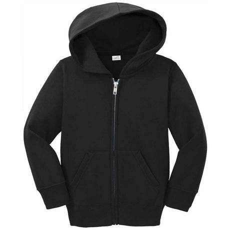 Joe's USA Infant Full-Zip Hooded Sweatshirt Joe's USA Jet Black 06M