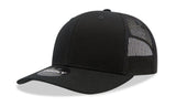 Decky 6 Panel Mid Profile Structured Cotton Blend Trucker | Decky 6021