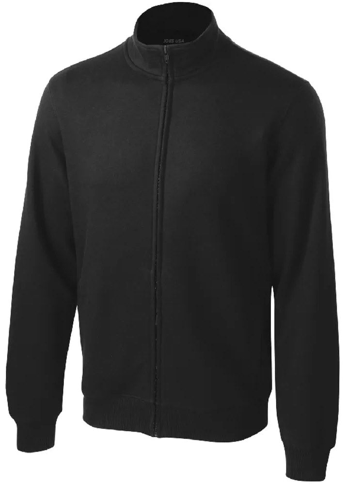 Mens Full-Zip Sweatshirt DRI-EQUIP X-Small Black