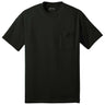 Joe's USA Men's 50/50 Cotton/Poly T-Shirt with Pocket-JetBlack T-Shirts Joe's USA Jet Black S