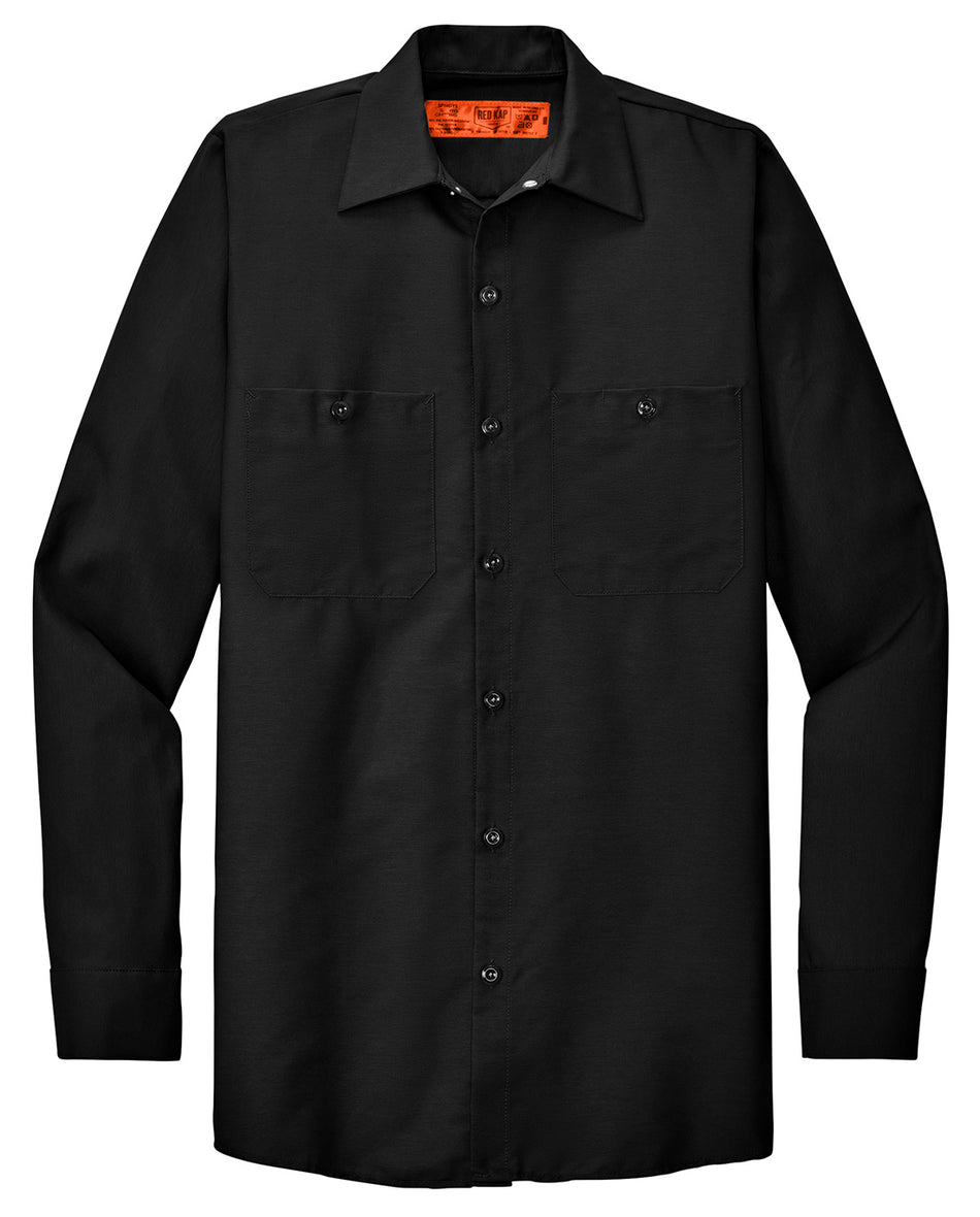 Men's Long Sleeve Industrial Work Shirt