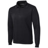 Men's Long Sleeve Micropique Sport-Wick Polo Polos/Knits DRI-EQUIP Black X-Small