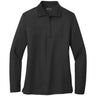 Ladies Long Sleeve Silk Touch Polo Women's Joe's USA X-Small Black