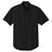 Men's Short Sleeve Twill Shirt Joe's USA Black X-Small
