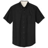 Joe's Men's Short Sleeve Button-Up Shirt - Black / Light Stone Woven Shirts Joe's USA Black / Light Stone Small