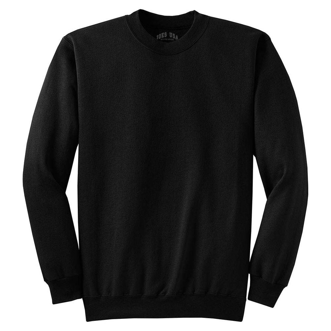 Joe's USA Youth Heavy Blend Crewneck Sweatshirt Sweatshirts/Fleece Joe's USA Small Black