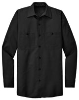 Men's Long Size, Long Sleeve Industrial Work Shirt