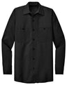 Men's Long Size, Long Sleeve Industrial Work Shirt