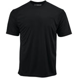 DRIEQUIP Men's Athletic All Sport Training Tee Shirts-Black Activewear DRI-EQUIP Black X-Small
