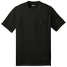 Joe's USA Pocket Tee Shirt- 50/50 Poly Cotton-JetBlack Joe's USA Jet Black S