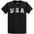 Joe's USA Vintage USA Logo Tee - Black Joe's USA Black Small