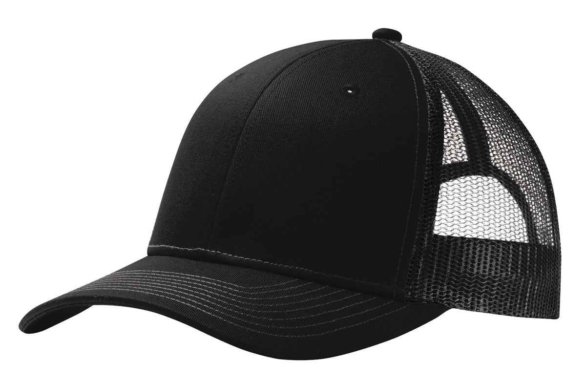 Joe's USA Snapback Trucker Cap – Mesh Back Curved Bill Hat