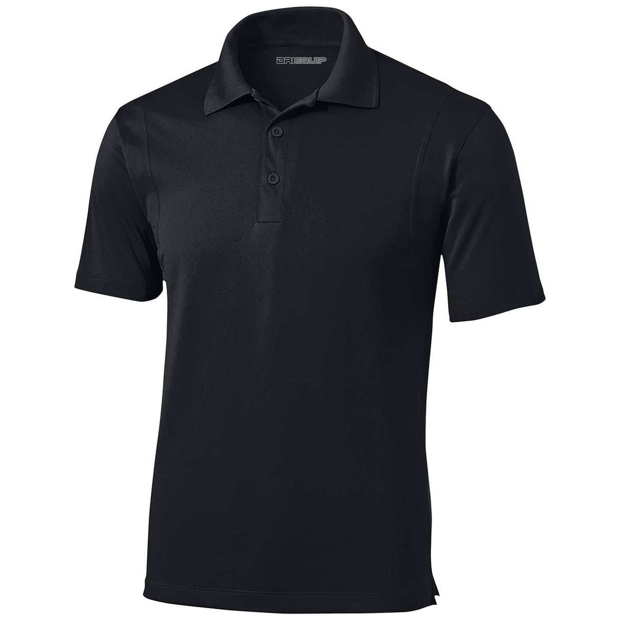 Men's Tall Micropique Polo Polos/Knits DRI-EQUIP Black Large Tall