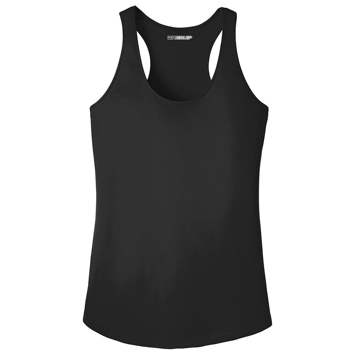 Ladies PosiCharge Competitor Racerback Tank Activewear DRI-EQUIP Black X-Small